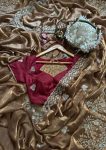 1DESIGNER BURBERRY SILK THREAD WITH SEQUENCE WORK SAREE WITH UNSTITCHED BLOUSE PARTY WEAR WHOLESALE PRICE ETHNIC GARMENT (25)