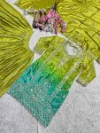 1DESIGNER CHINON EMBROIDERY CODING SEQUENCE WORK TOP PALAZZO WITH DUPATTA FESTIVE WEAR WHOLESALE PRICE ETHNIC GARMENT (9)