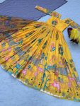 1DESIGNER COTTON DIGITAL PRINTED GOWN WITH DUPATTA FESTIVE WEAR WHOLESALE PRICE ETHNIC GARMENT (18)