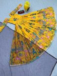 1DESIGNER COTTON DIGITAL PRINTED GOWN WITH DUPATTA FESTIVE WEAR WHOLESALE PRICE ETHNIC GARMENT (18)