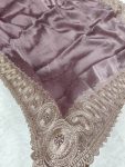 1DESIGNER JIMMY CHOO EMBROIDERY WORK WITH CUT WORK BORDER AND DIAMOND WORK SAREE WITH UNSTITCHED BLOUSE PARTY WEAR WHOLESALE PRICE ETHNIC GARMENT (13)