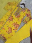 1DESIGNER ORGANZA DIGITAL PRINTED EMBROIDERY CODING SEQUENCE WORK TOP BOTTOM WITH DUPATTA FESTIVE WEAR WHOLESALE PRICE ETHNIC GARMENT (20)