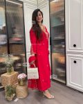 1DESIGNER ROMAN SILK EMBROIDERY WORK TOP BOTTOM WITH DUPATTA FESTIVE WEAR WHOLESALE PRICE ETHNIC GARMENT (15)