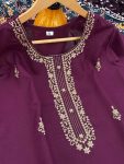 1FANCY COTTON BLEND EMBROIDERY WORK TOP BOTTOM WITH DUPATTA FESTIVE WEAR WHOLESALE PRICE ETHNIC GARMENT (7)