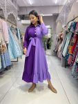 1FANCY MALAI CREPE PLAIN ONE PIECE CASUAL WEAR WHOLESALE PRICE ETHNIC GARMENT (21)