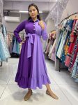 1FANCY MALAI CREPE PLAIN ONE PIECE CASUAL WEAR WHOLESALE PRICE ETHNIC GARMENT (21)