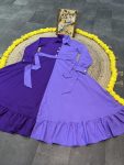 1FANCY MALAI CREPE PLAIN ONE PIECE CASUAL WEAR WHOLESALE PRICE ETHNIC GARMENT (21)