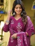 1LATEST COTTON BLEND DIGITAL PRINTED TOP BOTTOM WITH DUPATTA FESTIVE WEAR WHOLESALE PRICE ETHNIC GARMENT (6)