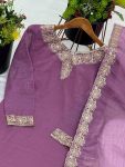 1LATEST CRUNCHY SILK EMBROIDERY SEQUENCE WORK TOP SHARARA WITH DUPATTA FESTIVE WEAR WHOLESALE PRICE ETHNIC GARMENT (13)