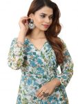 1LATEST GEORGETTE DIGITAL PRINTED GOWN CASUAL WEAR WHOLESALE PRICE ETHNIC GARMENT (12)