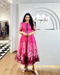 1LATEST SOFT ORGANZA DIGITAL PRINTED ONE PIECE CASUAL WEAR WHOLESALE PRICE ETHNIC GARMENT (8)