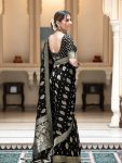 1NEW ARRIVAL BANARASI SOFT SILK WEAVING WORK SAREE WITH UNSTITCHED BLOUSE PARTY WEAR WHOLESALE PRICE ETHNIC GARMENT (14)