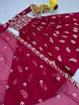 1NEW ARRIVAL GEORGETTE SEQUENCE THREAD WORK GOWN WITH DUPATTA FESTIVE WEAR WHOLESALE PRICE ETHNIC GARMENT (11)