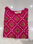 1NEW ARRIVAL RAYON BANDHANI PRINTED KURTI CASUAL WEAR WHOLESALE PRICE ETHNIC GARMENT (7)