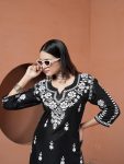 1NEW ARRIVAL RAYON CHIKANKARI EMBROIDERY WORK TOP BOTTOM SET CASUAL WEAR WHOLESALE PRICE ETHNIC GARMENT (12)
