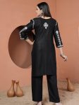1NEW ARRIVAL RAYON CHIKANKARI EMBROIDERY WORK TOP BOTTOM SET CASUAL WEAR WHOLESALE PRICE ETHNIC GARMENT (12)