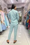 1NEW ARRIVAL SUGARCANE PLAIN SHIRT PANT CO-ORD SET CASUAL WEAR WHOLESALE PRICE ETHNIC GARMENT (8)