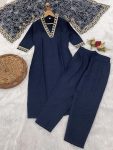 1RICH LOOK VISCOSE SILK SEQUENCE CODING EMBROIDERY WORK TOP BOTTOM WITH DUPATTA FESTIVE WEAR WHOLESALE PRICE ETHNIC GARMENT (14)