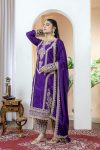 1TRENDING SILK EMBROIDERY TOP PALAZZO WITH DUPATTA FESTIVE WEAR WHOLESALE PRICE ETHNIC GARMENT (26)