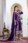 1TRENDING SILK EMBROIDERY TOP PALAZZO WITH DUPATTA FESTIVE WEAR WHOLESALE PRICE ETHNIC GARMENT (26)