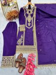 1TRENDING SILK EMBROIDERY TOP PALAZZO WITH DUPATTA FESTIVE WEAR WHOLESALE PRICE ETHNIC GARMENT (26)