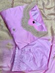 2DESIGNER BANANA SILK ZARI AND JACQUARD WORK WITH LINING WORK TOP BOTTOM WITH DUPATTA FESTIVE WEAR WHOLESALE PRICE ETHNIC GARMENT (10)