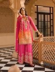 2DESIGNER CHINON EMBROIDERY CODING SEQUENCE WORK TOP PALAZZO WITH DUPATTA FESTIVE WEAR WHOLESALE PRICE ETHNIC GARMENT (17)
