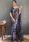2FANCY MOSS SILK DIGITAL PRINTED READY TO WEAR SAREE WITH UNSTITCHED BLOUSE FESTIVE WEAR WHOLESALE PRICE ETHNIC GARMENT (6)