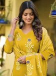 2LATEST COTTON BLEND DIGITAL PRINTED TOP BOTTOM WITH DUPATTA FESTIVE WEAR WHOLESALE PRICE ETHNIC GARMENT (8)