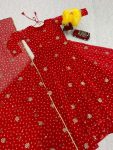 2LATEST GEORGETEE EMBROIDERY SEQUENCE WITH DIGITAL PRINT GOWN WITH DUPATTA FESTIVE WEAR WHOLESALE PRICE ETHNIC GARMENT (14)