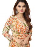 2LATEST GEORGETTE DIGITAL PRINTED GOWN CASUAL WEAR WHOLESALE PRICE ETHNIC GARMENT (7)