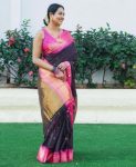 2NEW ARRIVAL BANARASI GOLD WEAVING WORK SAREE WITH UNSTITCHED BLOUSE FESTIVE WEAR WHOLESALE PRICE ETHNIC GARMENT (15)