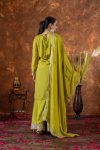 2NEW ARRIVAL CHINON SILK EMBROIDERY SEQUENCE CODING DORI WITH FANCY LATKAN AND TASSLES FESTIVE WEAR WHOLESALE PRICE ETHNIC GARMENT (8)