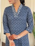 2NEW ARRIVAL MUSLIN SEQUENCE EMBROIDERY WORK TOP BOTTOM WITH DUPATTA FESTIVE WEAR WHOLESALE PRICE ETHNIC GARMENT (15)