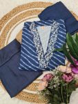 2NEW ARRIVAL MUSLIN SEQUENCE EMBROIDERY WORK TOP BOTTOM WITH DUPATTA FESTIVE WEAR WHOLESALE PRICE ETHNIC GARMENT (15)