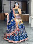 2RICH LOOK ART SILK PRINTED WITH GOTA PATTI WORK ON KALI LEHENGA CHOLI WITH DUPATTA FESTIVE WEAR WHOLESALE PRICE ETHNIC GARMENT (4)