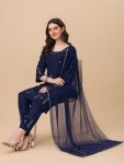 2RICH LOOK RAYON PAPER MIRROR WORK TOP BOTTOM WITH DUPATTA FESTIVE WEAR WHOLESALE PRICE ETHNIC GARMENT (10)