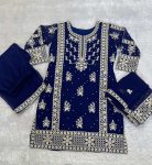3DESIGNER GEORGETTE CHAIN WITH RIVET WORK TOP BOTTOM WITH DUPATTA FESTIVE WEAR WHOLESALE PRICE ETHNIC GARMENT (12)