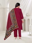 3FANCY COTTON BLEND EMBROIDERY WORK TOP BOTTOM WITH DUPATTA FESTIVE WEAR WHOLESALE PRICE ETHNIC GARMENT (14)