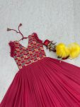 3FANCY GEORGETTE EMBROIDERY THREAD AND SEQUENCE WORK GOWN FESTIVE WEAR WHOLESALE PRICE ETHNIC GARMENT (11)