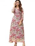 3LATEST GEORGETTE DIGITAL PRINTED GOWN CASUAL WEAR WHOLESALE PRICE ETHNIC GARMENT (12)