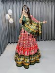 3LATEST SILK DIGITAL PRINTED LEHENGA CHOLI WITH DUPATTA FESTIVE WEAR WHOLESALE PRICE ETHNIC GARMENT (10)