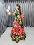 3LATEST SILK DIGITAL PRINTED LEHENGA CHOLI WITH DUPATTA FESTIVE WEAR WHOLESALE PRICE ETHNIC GARMENT (10)