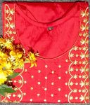 3NEW ARRIVAL ART SILK EMBROIDERY WORK KURTI FESTIVE WEAR WHOLESALE PRICE ETHNIC GARMENT (12)