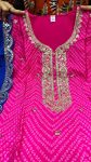 3NEW ARRIVAL CHINON SILK EMBROIDERY SEQUENCE WITH DIGITAL PINT WORK TOP BOTTOM WITH DUPATTA FESTIVE WEAR WHOLESALE PRICE ETHNIC GARMENT (3)