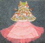 3NEW ARRIVAL NET LACE WORK KID’S LEHENGA WITH DIGITAL PRINTED TOP FESTIVE WEAR WHOLESALE PRICE ETHNIC GARMENT (3)