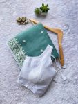 2RICH LOOK ORGANZA MULTI AND WHITE THREAD WORK WITH LACE BORDER WORK SAREE WITH UNSTITCHED BLOUSE FESTIVE WEAR WHOLESALE PRICE ETHNIC GARMENT (2)