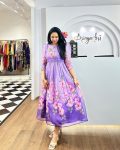 6LATEST SOFT ORGANZA DIGITAL PRINTED ONE PIECE CASUAL WEAR WHOLESALE PRICE ETHNIC GARMENT (7)