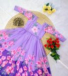 6LATEST SOFT ORGANZA DIGITAL PRINTED ONE PIECE CASUAL WEAR WHOLESALE PRICE ETHNIC GARMENT (7)