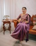 ATTRACTIVE BANARASI SILK WEAVING WORK SAREE WITH UNSTITCHED BLOUSE PARTY WEAR WHOLESALE PRICE ETHNIC GARMENT (16)